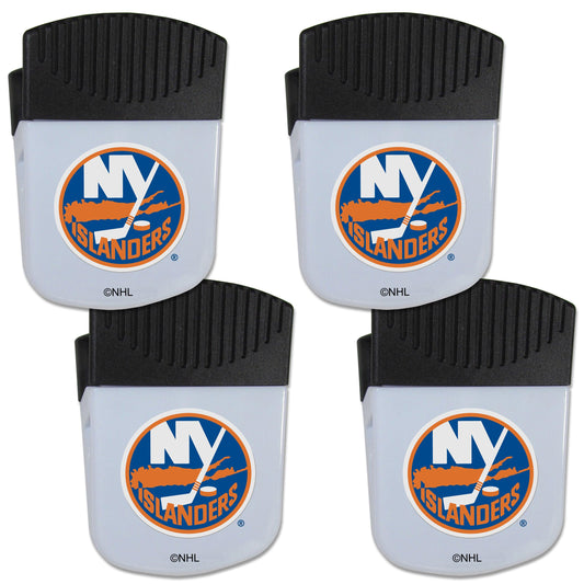 New York Islanders® Chip Clip Magnet with Bottle Opener, 4 pack - Flyclothing LLC