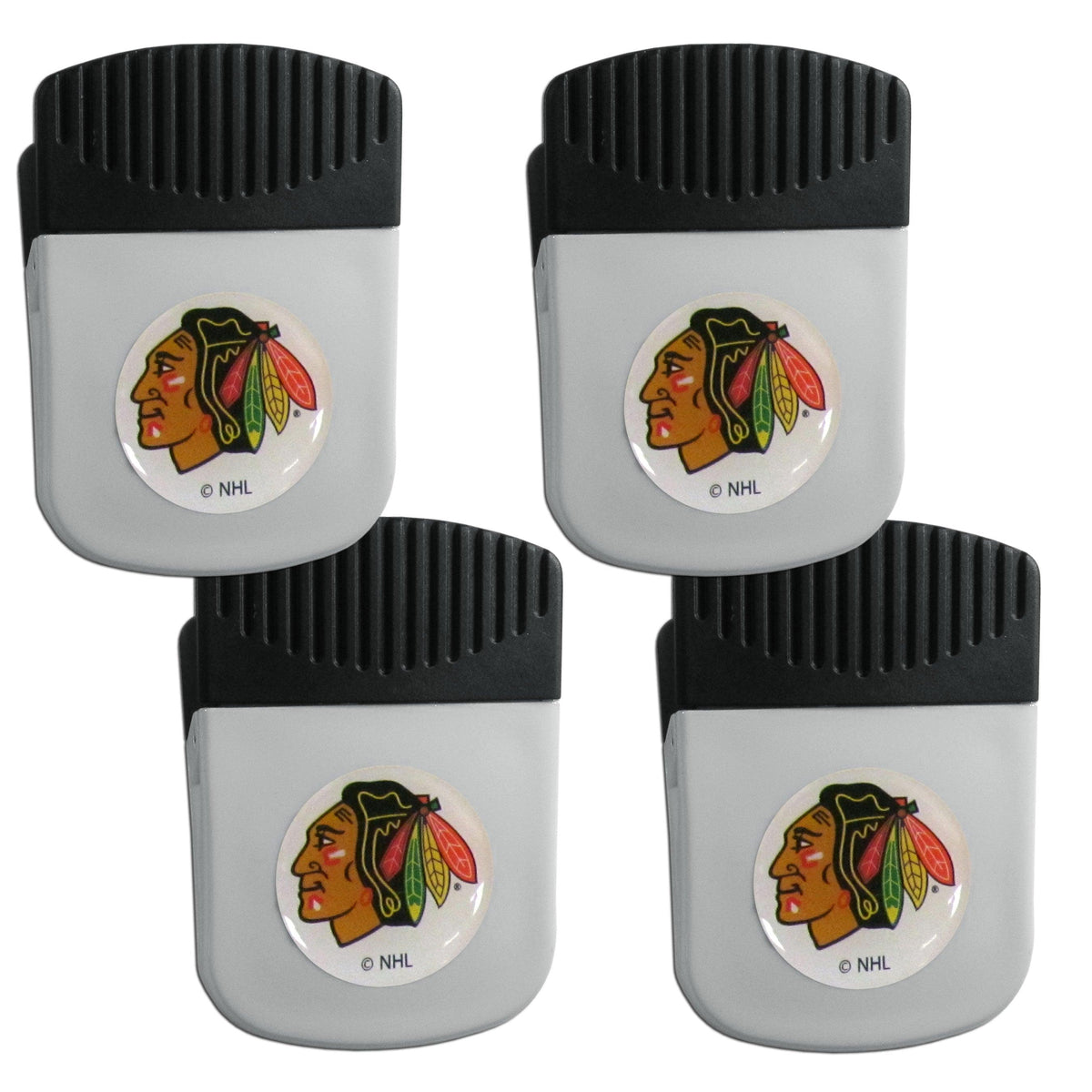 Chicago Blackhawks® Clip Magnet with Bottle Opener, 4 pack - Flyclothing LLC