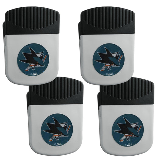 San Jose Sharks® Clip Magnet with Bottle Opener, 4 pack - Flyclothing LLC