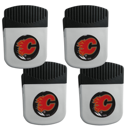 Calgary Flames® Clip Magnet with Bottle Opener, 4 pack - Flyclothing LLC