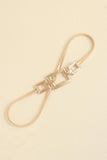Square Shape Zinc Alloy Buckle Iron Belt - Trendsi