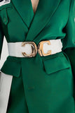 Zinc Alloy Buckle Elastic Wide Belt - Trendsi - Flyclothing LLC