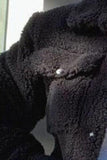 Pocketed Snap Down Collared Neck Jacket - Trendsi