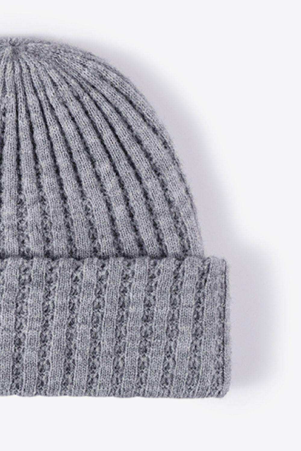 Wide Rib Beanie - Trendsi - Flyclothing LLC