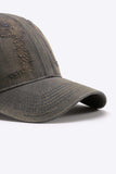 Distressed Adjustable Baseball Cap - Trendsi - Flyclothing LLC