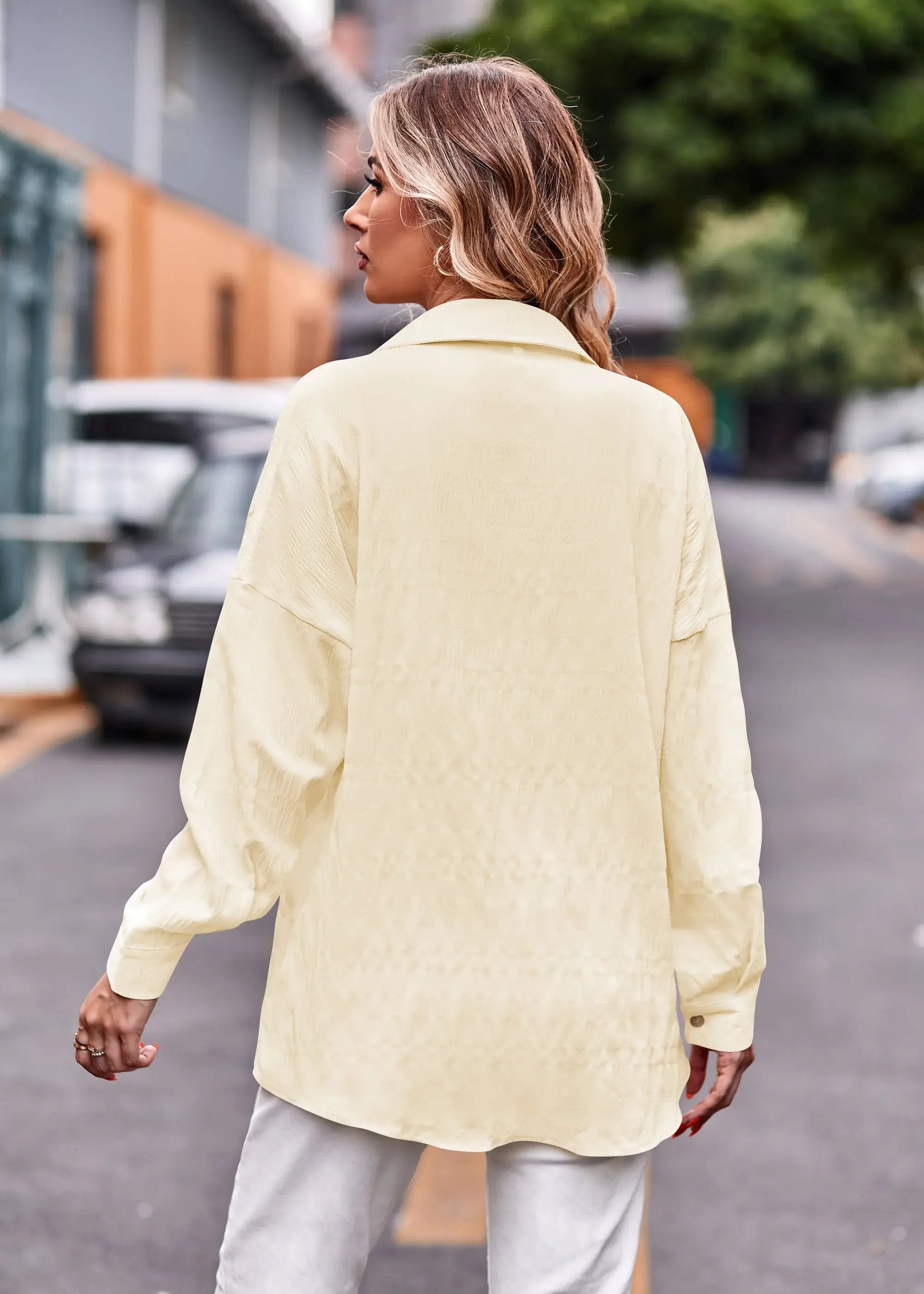 Dropped Shoulder Longline Shirt - Trendsi - Flyclothing LLC