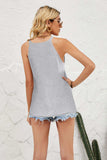 Grecian Neck Knit Tank - Trendsi - Flyclothing LLC