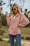 Cable-Knit Long Sleeve Hooded Jacket - Trendsi - Flyclothing LLC