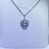 2 Carat Moissanite 925 Sterling Silver Necklace - Trendsi