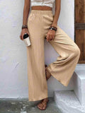 Full Size High Waist Wide Leg Pants - Trendsi - Flyclothing LLC