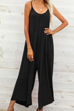 Spaghetti Strap Scoop Neck Jumpsuit - Trendsi