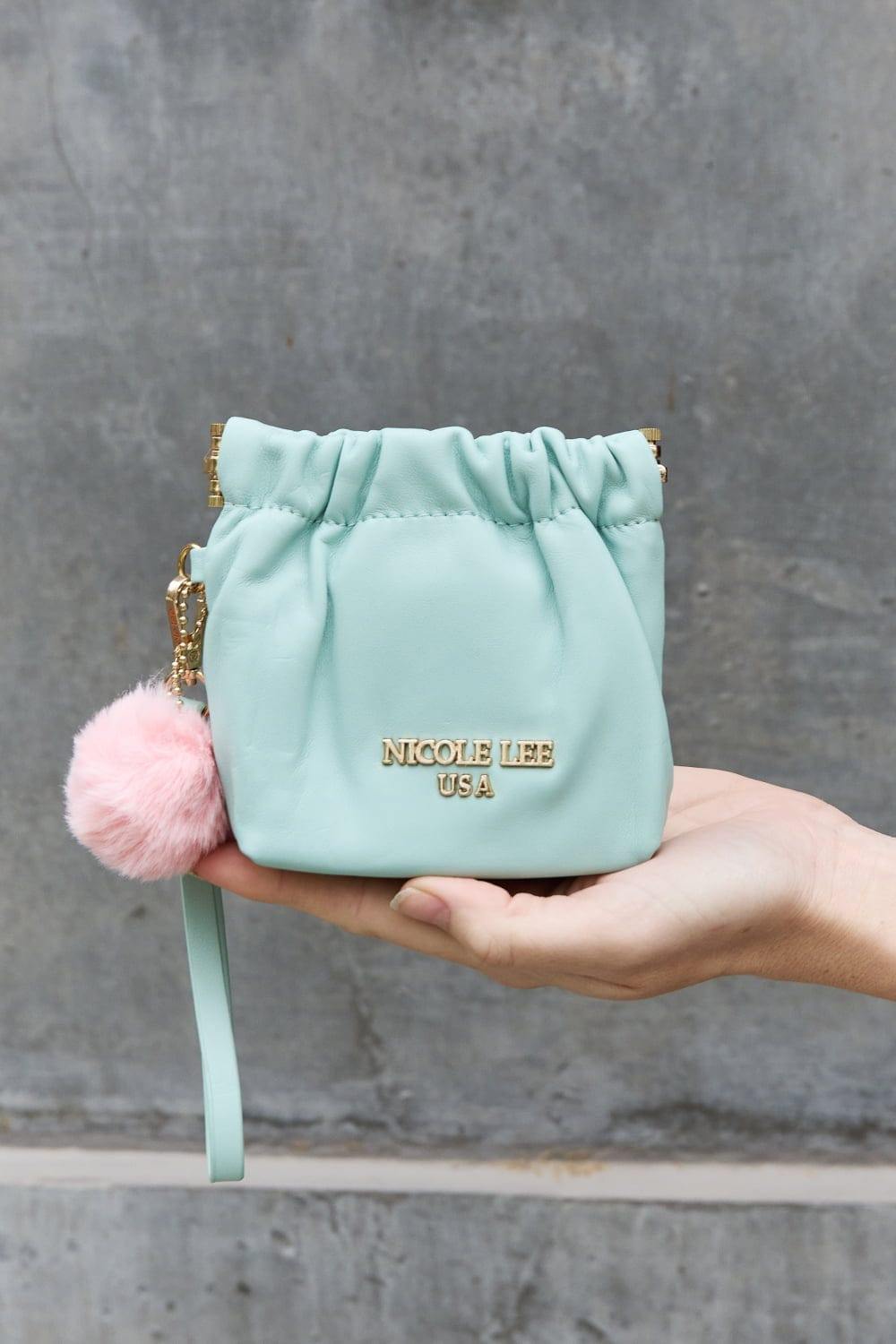 Nicole Lee USA Faux Leather Pouch - Trendsi