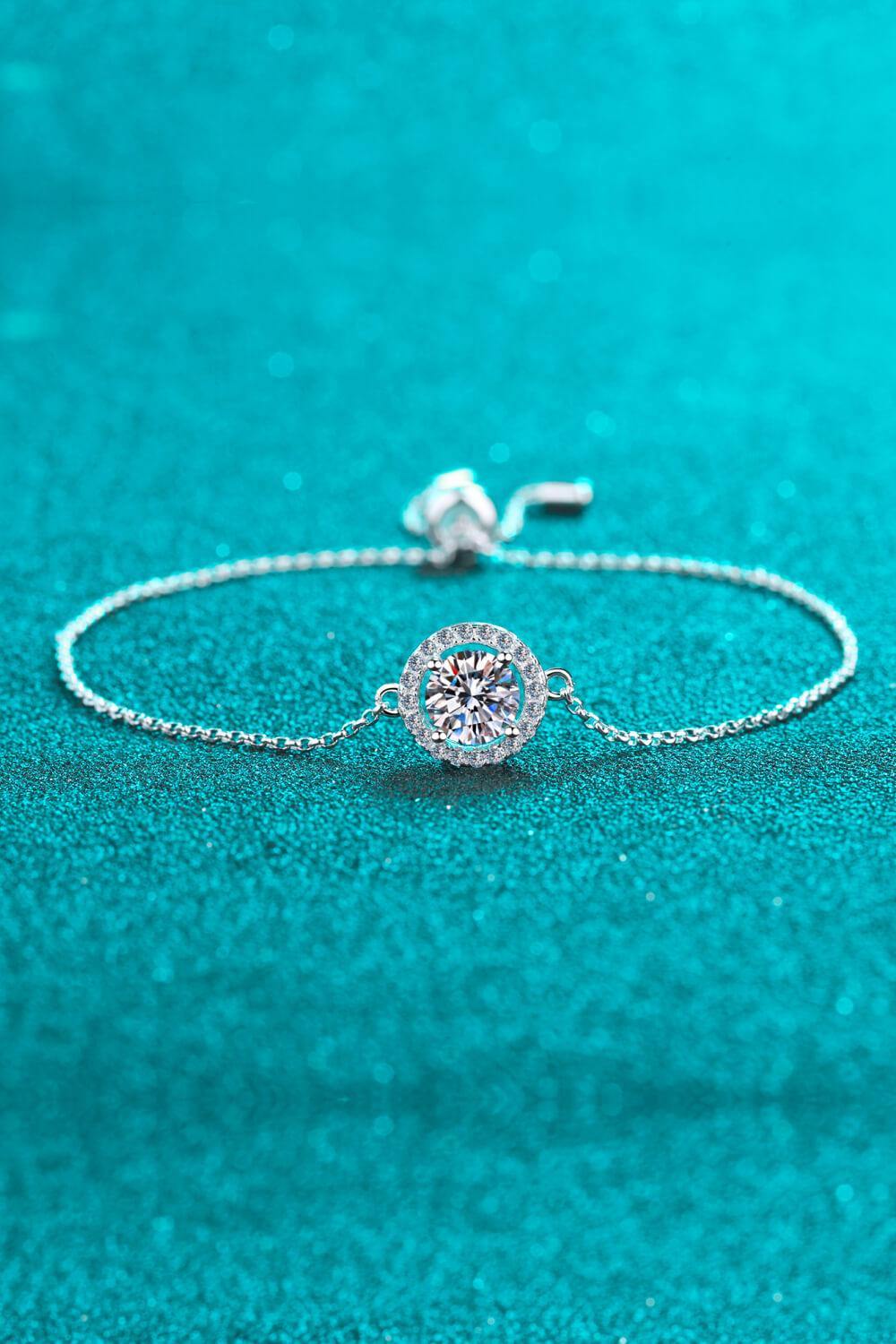 All For Fun 1 Carat Moissanite Bracelet - Trendsi