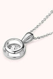 2 Carat Moissanite 925 Sterling Silver Necklace - Trendsi