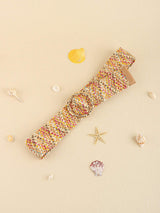 Multicolored Wide Belt - Trendsi - Flyclothing LLC