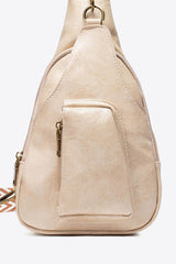 All The Feels PU Leather Sling Bag - Trendsi
