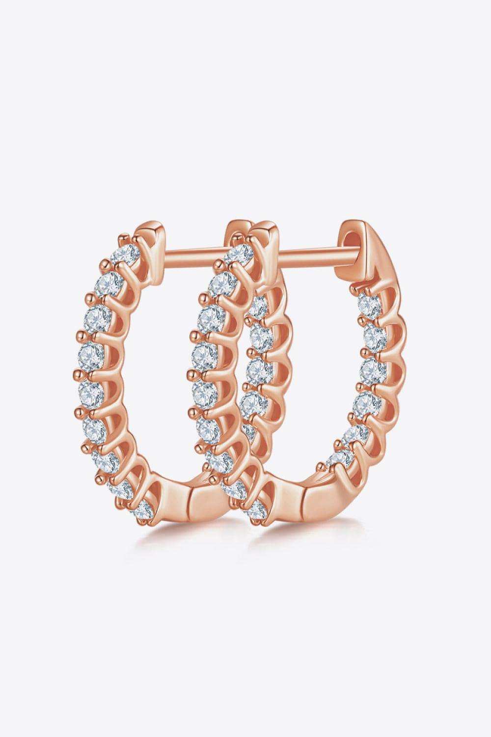 Moissanite 925 Sterling Silver Earrings - Trendsi - Flyclothing LLC