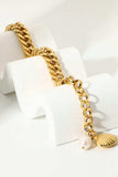 18K Gold-Plated Curb Chain Bracelet - Trendsi - Flyclothing LLC