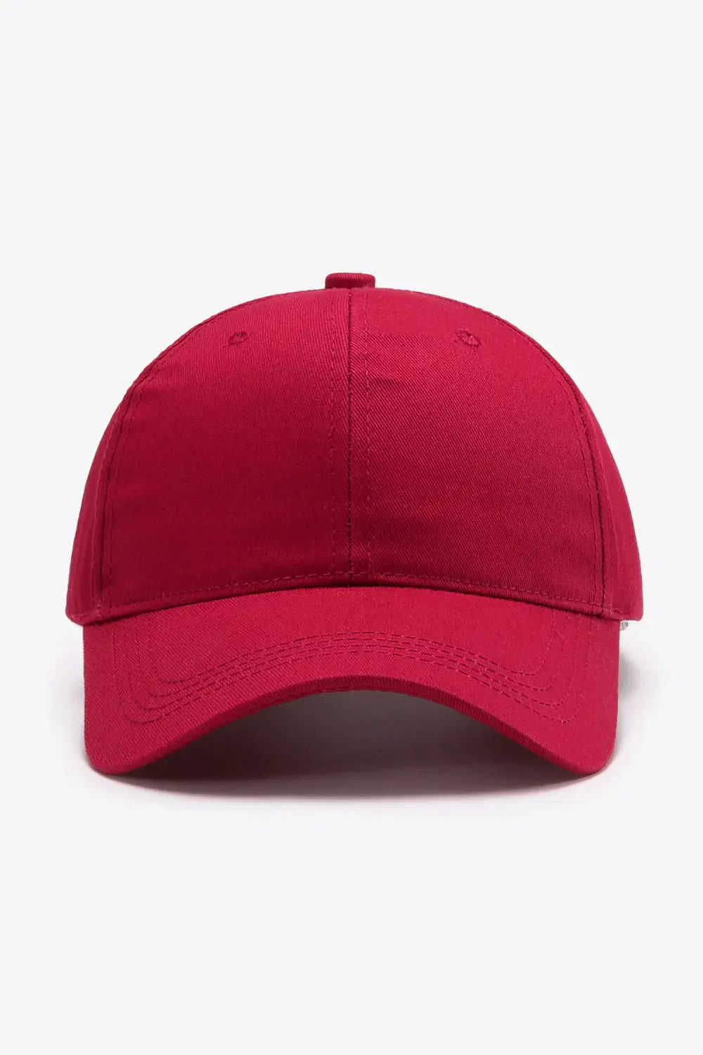 Plain Adjustable Cotton Baseball Cap - Trendsi - Flyclothing LLC