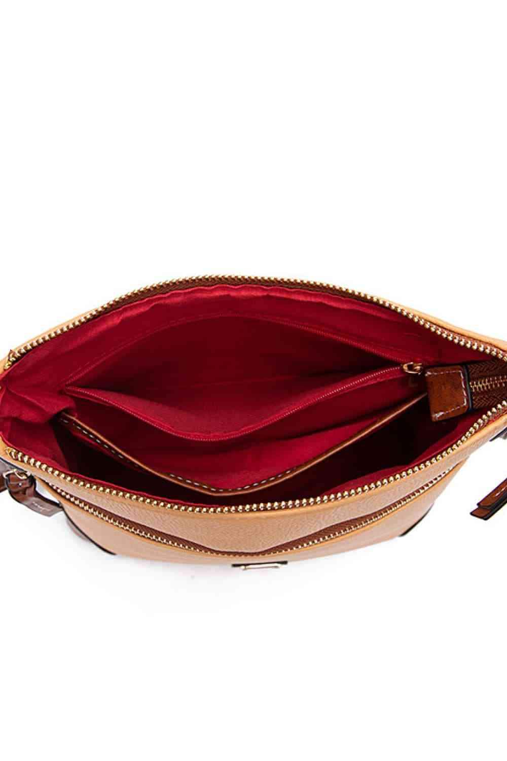 PU Leather Crossbody Bag - Trendsi - Flyclothing LLC