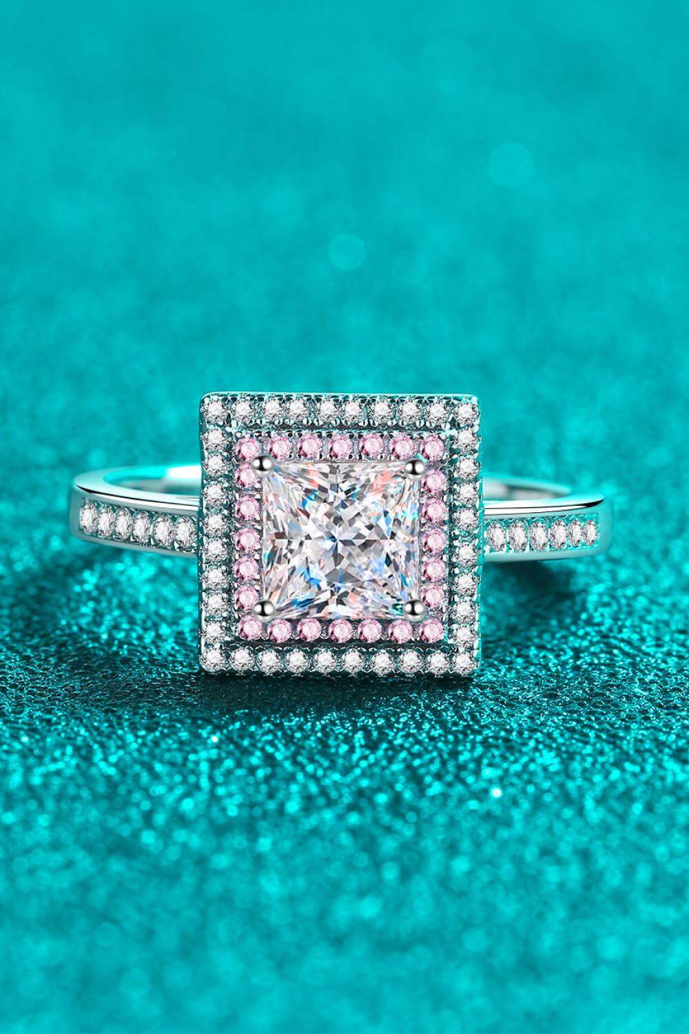 Stay Elegant 1 Carat Moissanite Ring - Trendsi - Flyclothing LLC