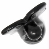 Soapstone Angel Sculpture - Black Finish with Etch Design - SMOLArt - Flyclothing LLC