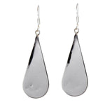 Abalone & Turquoise Striped Teardrop Earrings - Artisana