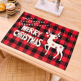 Assorted 2-Piece Plaid Placemats - Trendsi - Flyclothing LLC