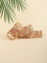 Multicolored Wide Belt - Trendsi - Flyclothing LLC