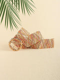 Multicolored Wide Belt - Trendsi - Flyclothing LLC