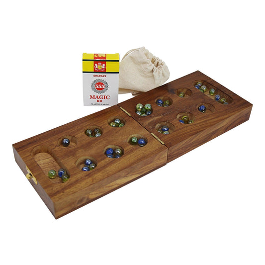 Handmade Mancala Cribbage Combo Game - Asha Handicrafts