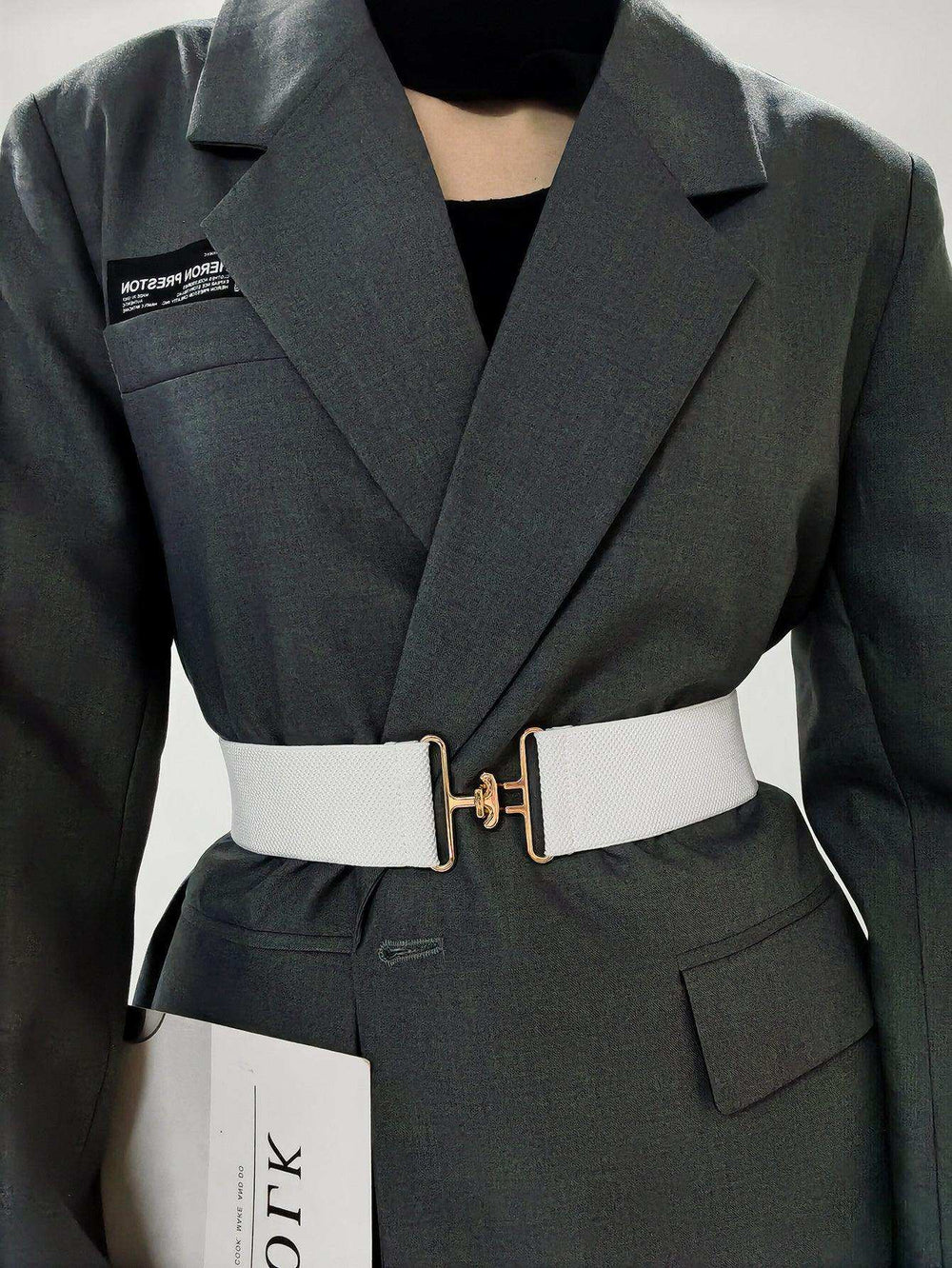 Elastic Wide Belt - Trendsi - Flyclothing LLC