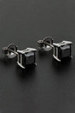 925 Sterling Silver Square Moissanite Stud Earrings - Trendsi