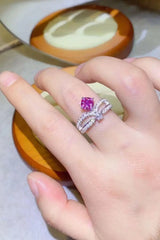 At Your Best 1 Carat Moissanite Ring - Trendsi - Flyclothing LLC