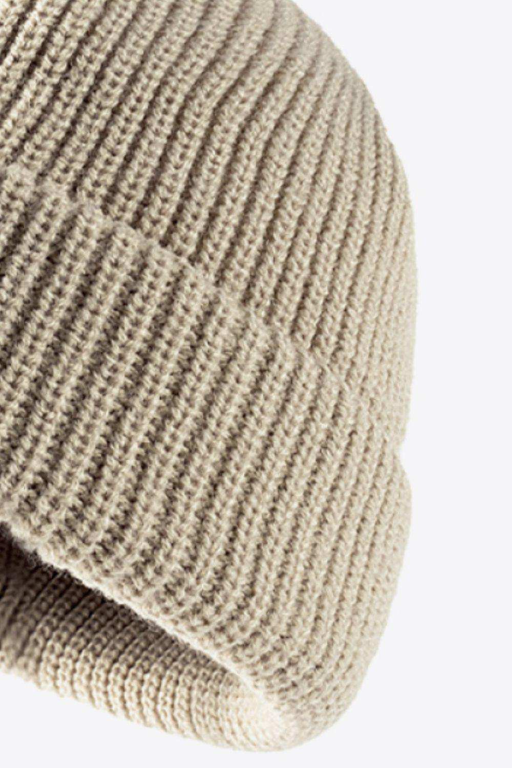 Calling For Winter Rib-Knit Beanie - Trendsi - Flyclothing LLC