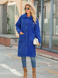 Collared Neck Button Down Coat - Trendsi - Flyclothing LLC