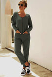 Buttoned Drop Shoulder Pocket Jumpsuit - Trendsi - Flyclothing LLC