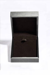 Two-Tone 1 Carat Moissanite Round Pendant Necklace - Flyclothing LLC