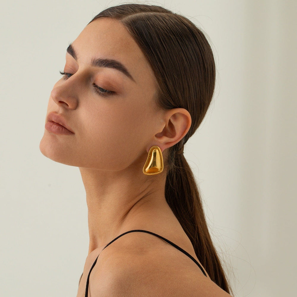 Stainless Steel Stud Earrings - Trendsi