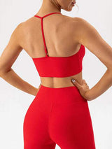 Spaghetti Strap Active Bra - Trendsi - Flyclothing LLC