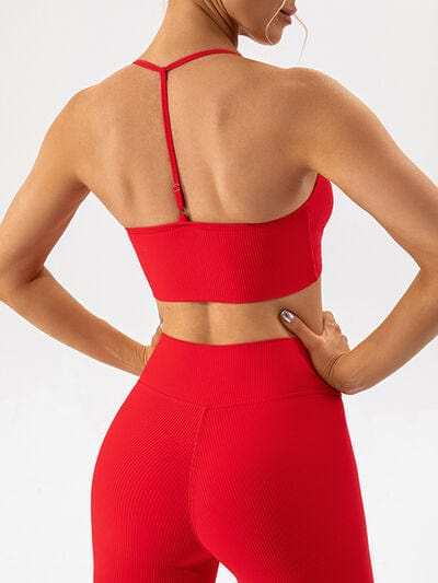 Spaghetti Strap Active Bra - Trendsi - Flyclothing LLC