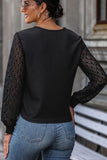 Twisted Decorative Button Long Sleeve T-Shirt - Flyclothing LLC