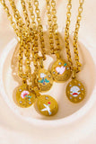 Stainless Steel 18K Gold-Plated Necklace - Trendsi - Flyclothing LLC