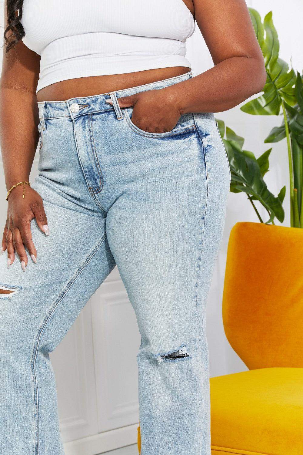 Vervet by Flying Monkey Full Size Allie 90's Dad Jean - Trendsi - Flyclothing LLC