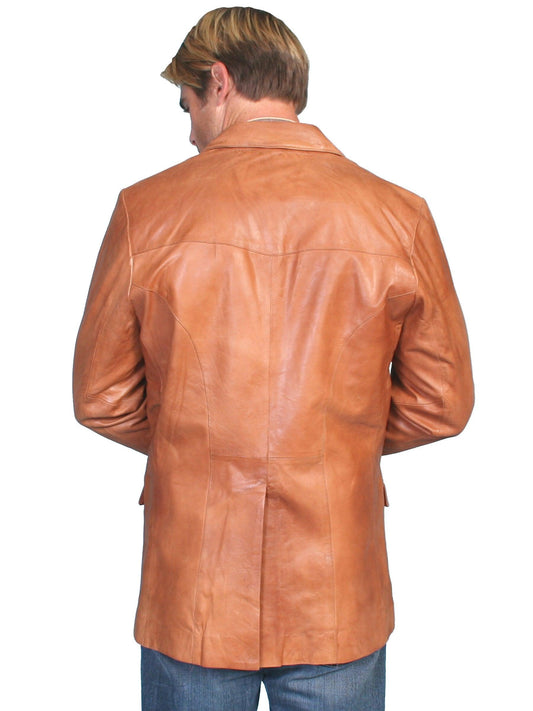Scully RANCH TAN WESTERN BLAZER SINGLE PT - Scully Leather