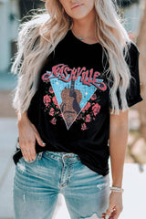 NASHVILLE Graphic T-Shirt - Trendsi - Flyclothing LLC