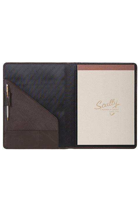 Scully CHOCOLATE LETTER SIZE PAD - Scully Leather - Flyclothing LLC