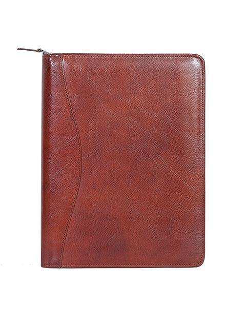 Scully MAHOGANY WIREBOUND ZIP LETTER PAD - Scully Leather - Flyclothing LLC