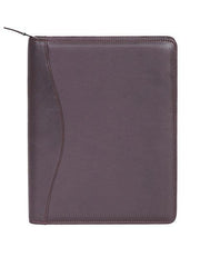 Scully CHOCOLATE WIREBOUND ZIP LETTER PAD - Scully Leather