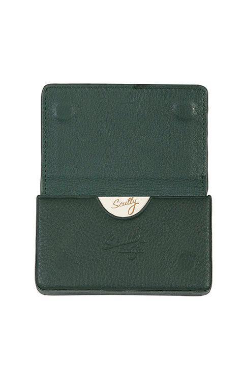 Scully FOREST BUSINESS CARD CASE - Scully Leather